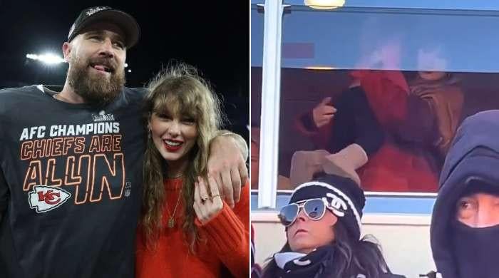Taylor Swift takes on aunty duty at Travis Kelce's Chiefs vs Chargers game