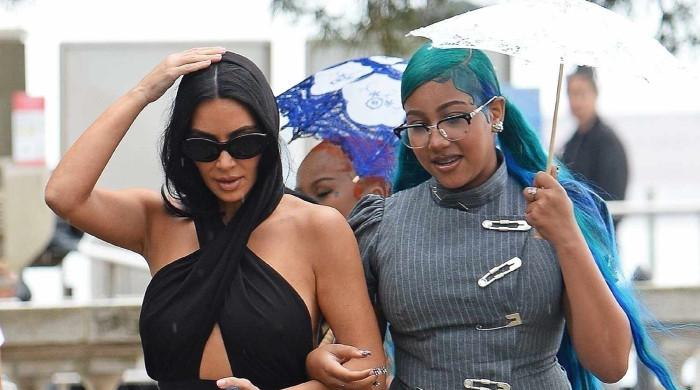 Kim Kardashian, Kanye West daughter North debut new bleached eyebrows