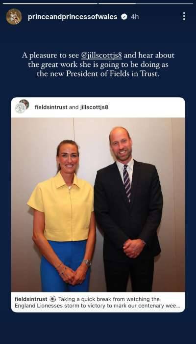 Prince William gets competitive as he coaches kids football team