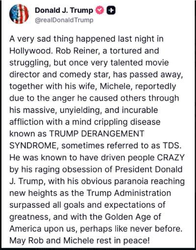 Michelle Obama slams Trumps Rob Reiner comments: Let me just say this