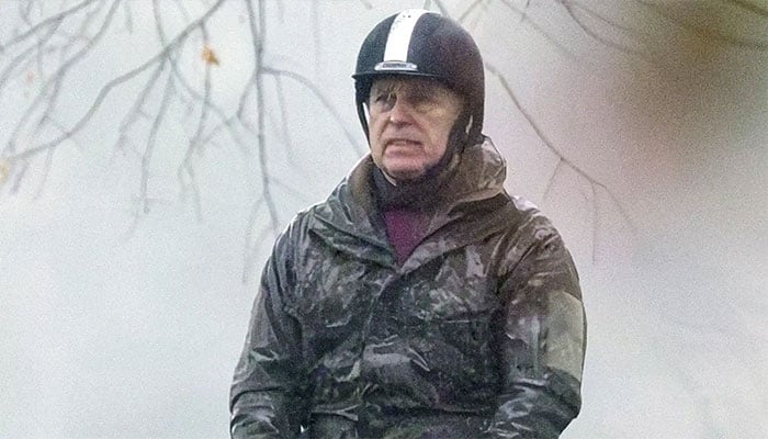 Andrew Mountbatten-Windsor rides out the festivities from afar