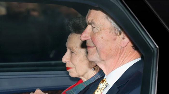 Princess Anne's red lip steals the show as royals sparkle at Buckingham Palace