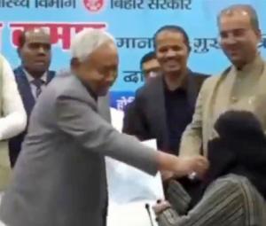 'Assault on woman's dignity': Amnesty, politicians, journalists assail Bihar CM