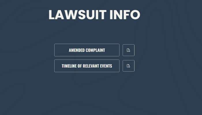 Justin Baldonis lawsuit info website