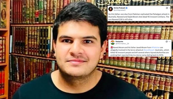 Alleged Bondi Beach shooter Naveed Akram Can be seen in this undated image. — Facebook