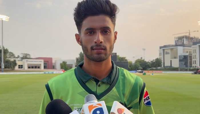 Pakistan U19 team pacer Abdul Subhan speaks to Geo News. — Reporter