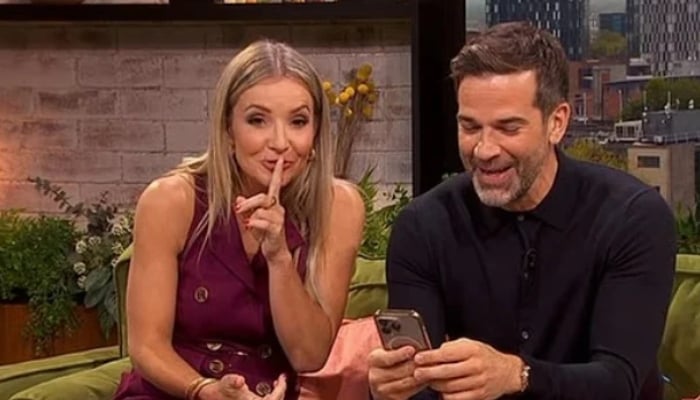 Gethin Jones shows bond with Helen Skeltons children through sweet gesture