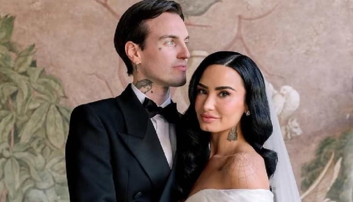 Demi Lovatos husband Lutes shares beautiful memory from their wedding