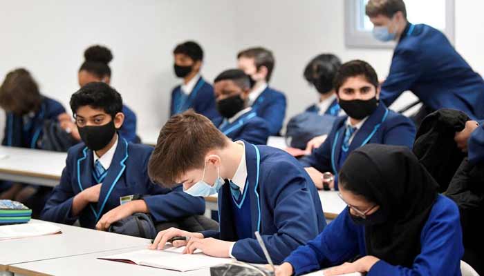 Year ninth students take part in lessons during their class at Harris Academy Sutton in south London, Britain. — Reuters/File