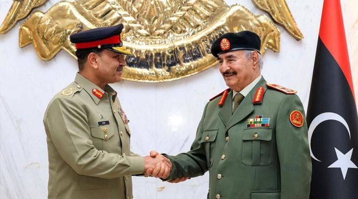Field Marshal Munir, Libyan counterpart vow to boost defence ties