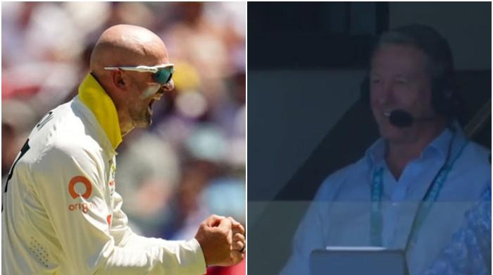 WATCH: McGrath's reaction to Lyon breaking his record goes viral