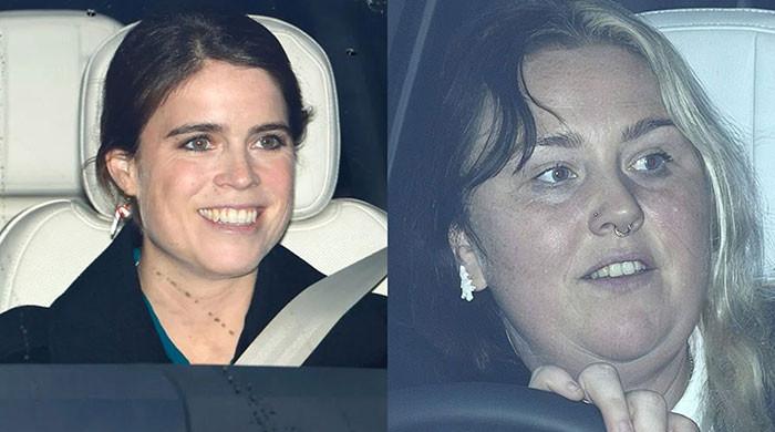 Princess Eugenie's mystery nanny spotted keep tiny royals in check