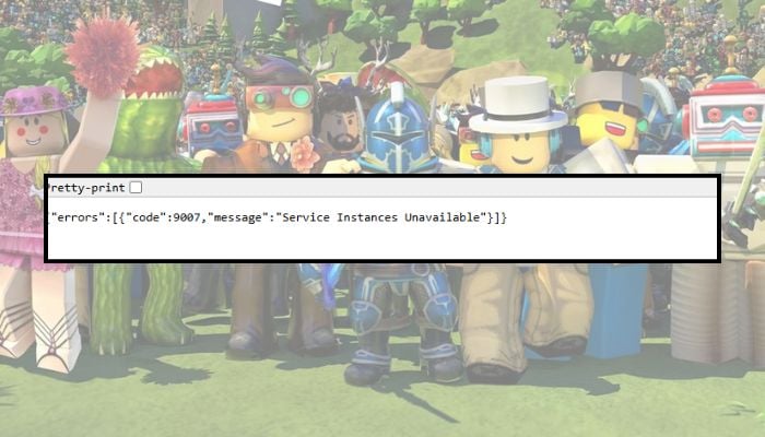 Error while accessing the Roblox.com