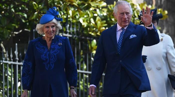 King Charles, Queen Camilla gives tribute in rare moment: watch
