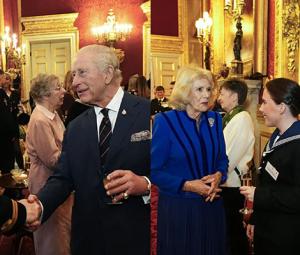 King Charles and Queen Camilla celebrate navy homecoming 