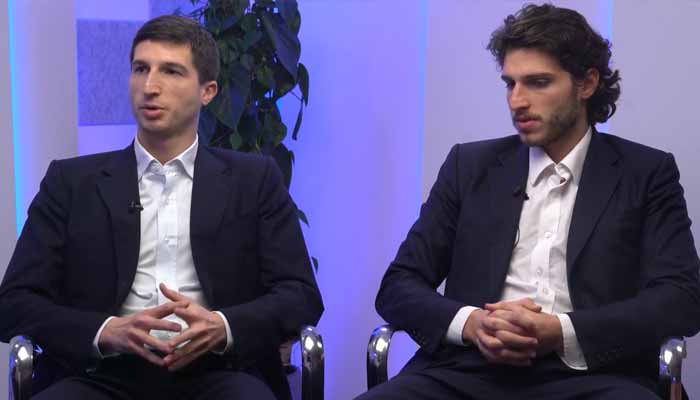 Sulaiman Khan [right] and Kasim Khan in an interview with Zeteo’s Mehdi Hasan. — Screengrab via Zeteo