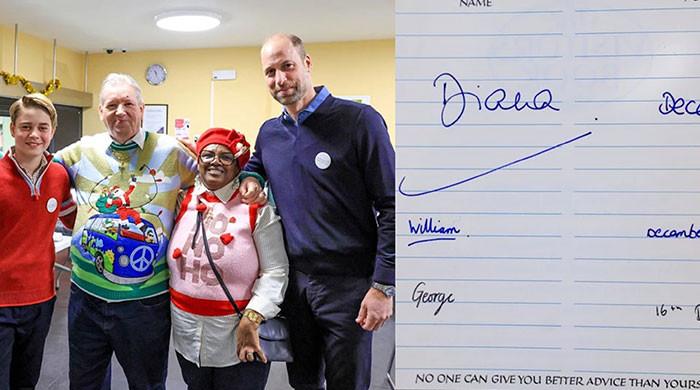 Prince George signs visitors' book in 'proud dad moment,' Mick Clarke reveals