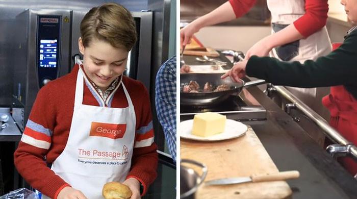 Royal siblings take over Palace kitchen after George's charity outing