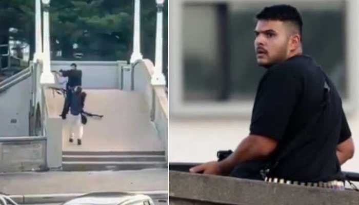 A screengrab showing Bondi beach shooters. — AFP/X/UNCOVERREPORT