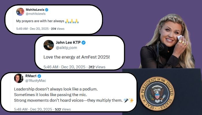 Erika Kirk faces backlash after viral TPUSA event video fuels online buzz