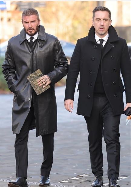 David Beckham looked downcast after son Brooklyn blocked entire family