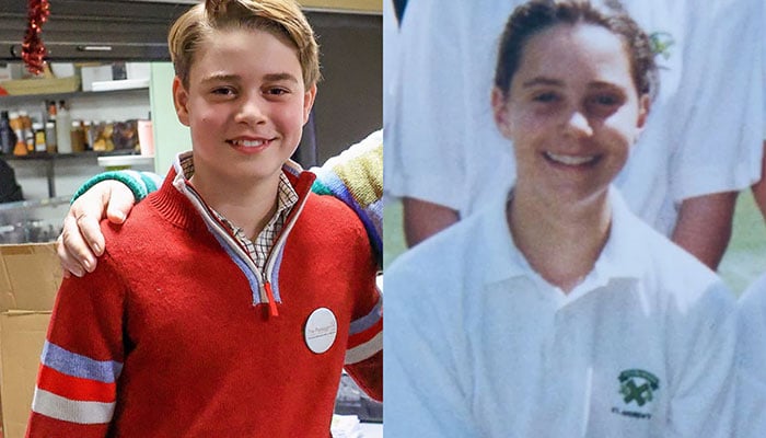 Fans spot Kate’s smile in young George