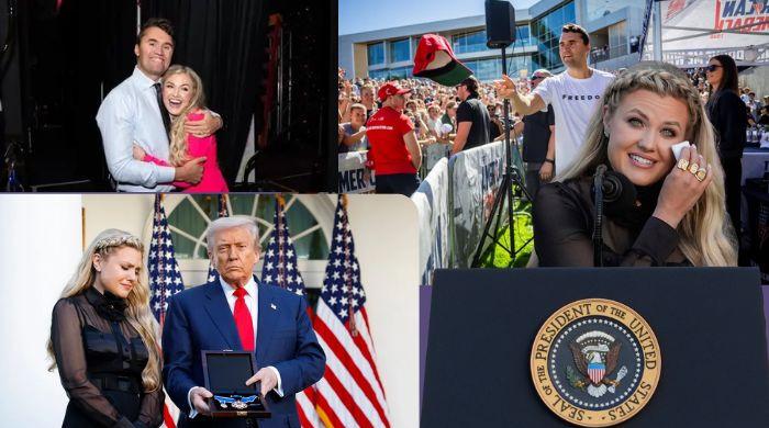 Erika Kirk faces backlash after viral TPUSA event video fuels online buzz