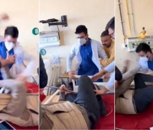 WATCH: Indian doctor thrashes patient after verbal exchange 