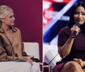 Nicki Minaj calls JD Vance an 'assassin' while on stage with Erika Kirk