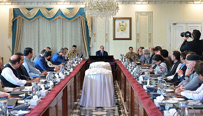 PM Shehbaz Sharif chairs federal cabinet meeting on June 18, 2025. — PID