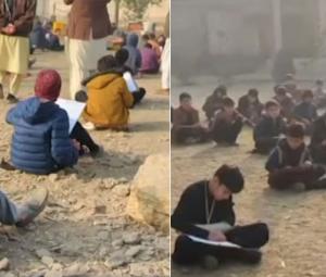 Students forced to take classes in open at Mohmand's govt school