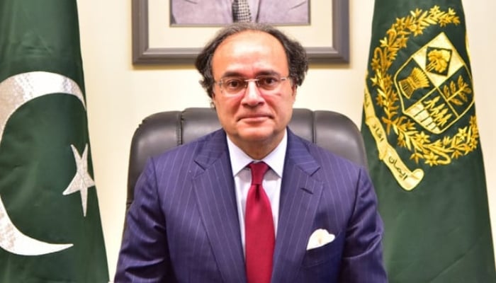 Federal Minister for Finance and Revenue Senator Muhammad Aurangzeb. — APP