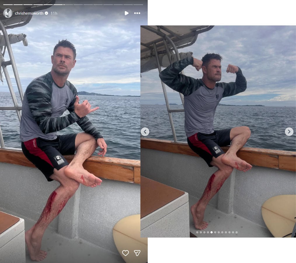 Chris Hemsworths family vacation takes unexpected turn