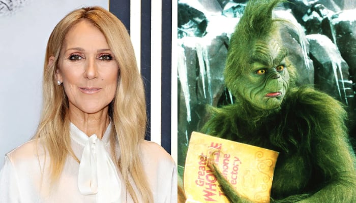 Céline Dion stuns with Grinch transformation for Christmas