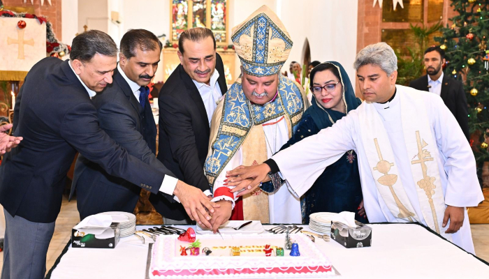 COAS and CDF Field Marshal Asim Munir attended Christmas celebrations at Christ Church in Rawalpindi, December 25, 2025. — ISPR