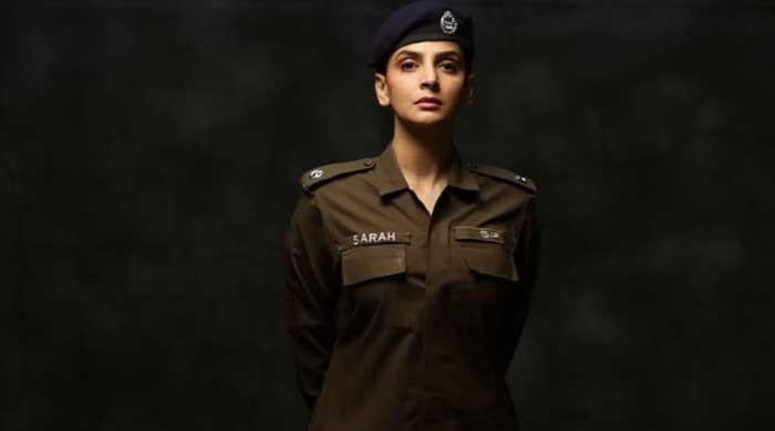 Actor Saba Qamar embroiled in police uniform controversy