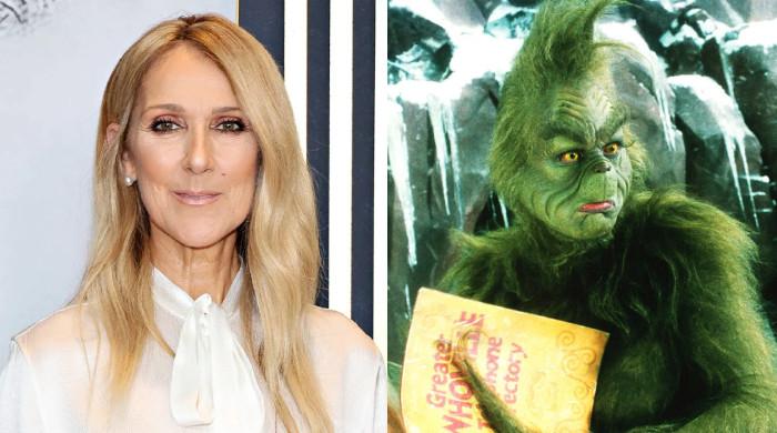 Céline Dion transforms into the Grinch