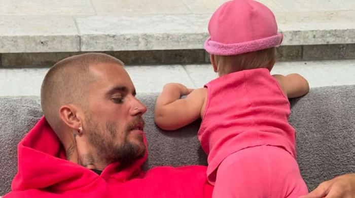 Justin Bieber's son Jack get holiday festive in new snaps