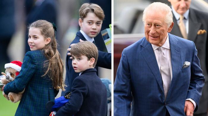 George, Charlotte, Louis heartwarming gesture for King after health update