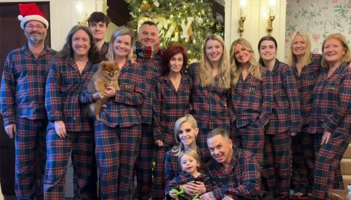 The Osbournes on Christmas 2025