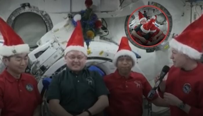 Christmas above Earth: Astronauts aboard ISS share holiday cheer with Earth