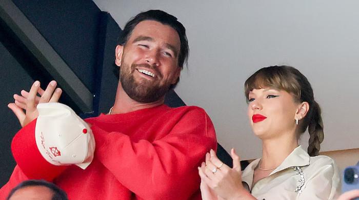 Taylor Swift celebrates Christmas at Travis Kelce's Kansas City Chiefs game