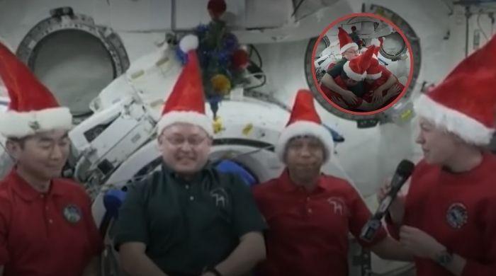 Christmas above Earth: Astronauts aboard ISS share holiday cheer with Earth