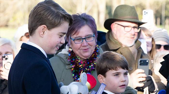 Prince George's 'thank you' steals the moment after Sandringham debate