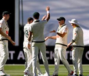 England crumble for 110, trail Australia in 4th Ashes Test