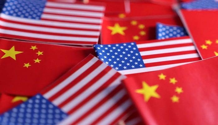 US and Chinese flags are seen in this illustration taken March 20, 2025. — Reuters