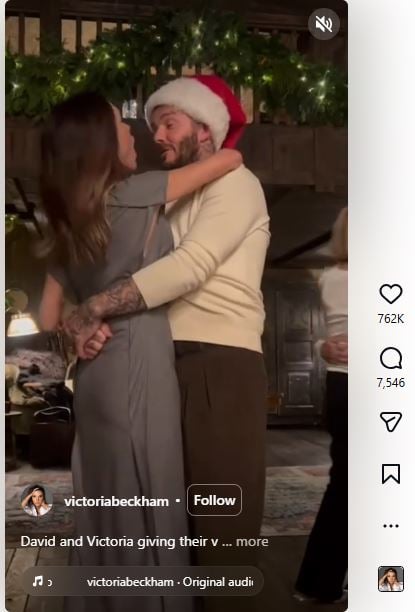 David, Victoria Beckham celebrate Christmas with a subtle jab at Brooklyn