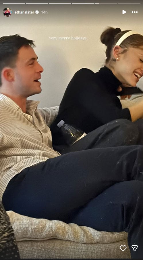 Ethan Slater offers rare glimpse into relationship with Ariana Grande