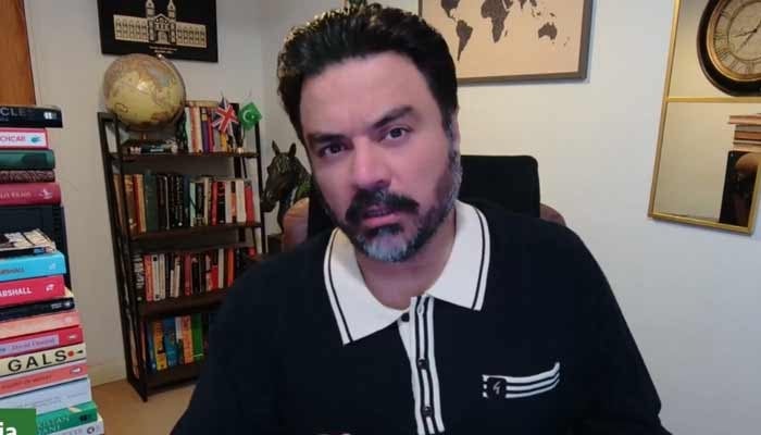 Former Pakistan Army Major Adil Raja speaks in this still taken from an undated video. — X/@soldierspeaks