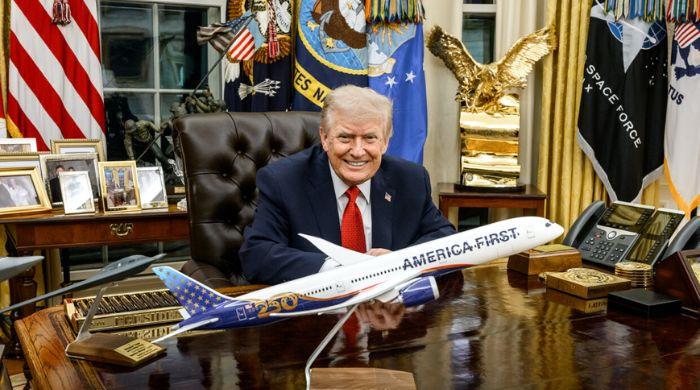 Trump unveils 'America First 250' aircraft design in social media blitz—this is how netizens react